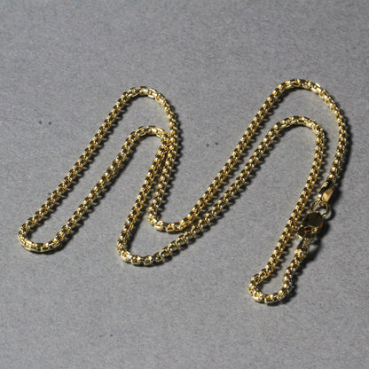 14k Yellow Gold Round Box Chain (1.8 mm)