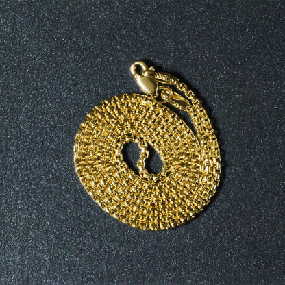 14k Yellow Gold Round Box Chain (1.8 mm)