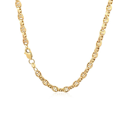 14k Yellow Gold Anchor Chain (4.50 mm)