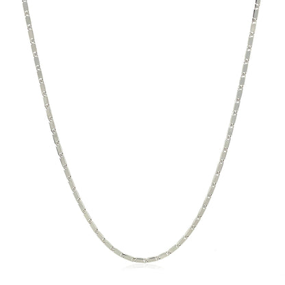 14k White Gold Lumina Pendant Chain (1.00 mm)