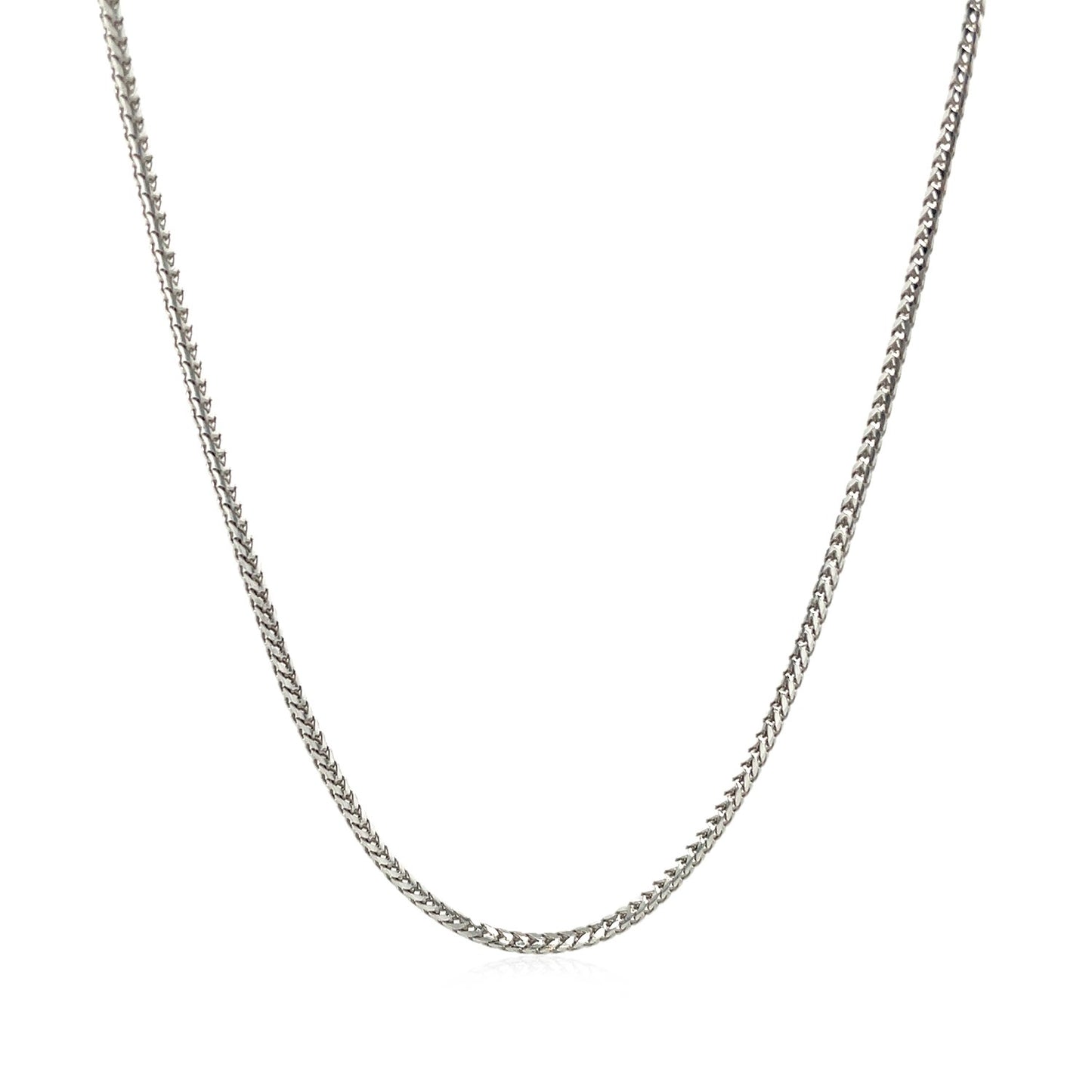 14k White Gold Franco Chain (1.20 mm)