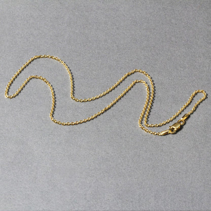 14k Yellow Gold Forsantina Lite Cable Link Chain (1.50 mm)