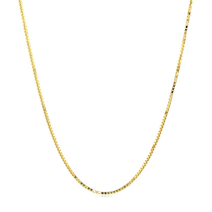 14k Yellow Gold Octagonal Box Chain (1.00 mm)