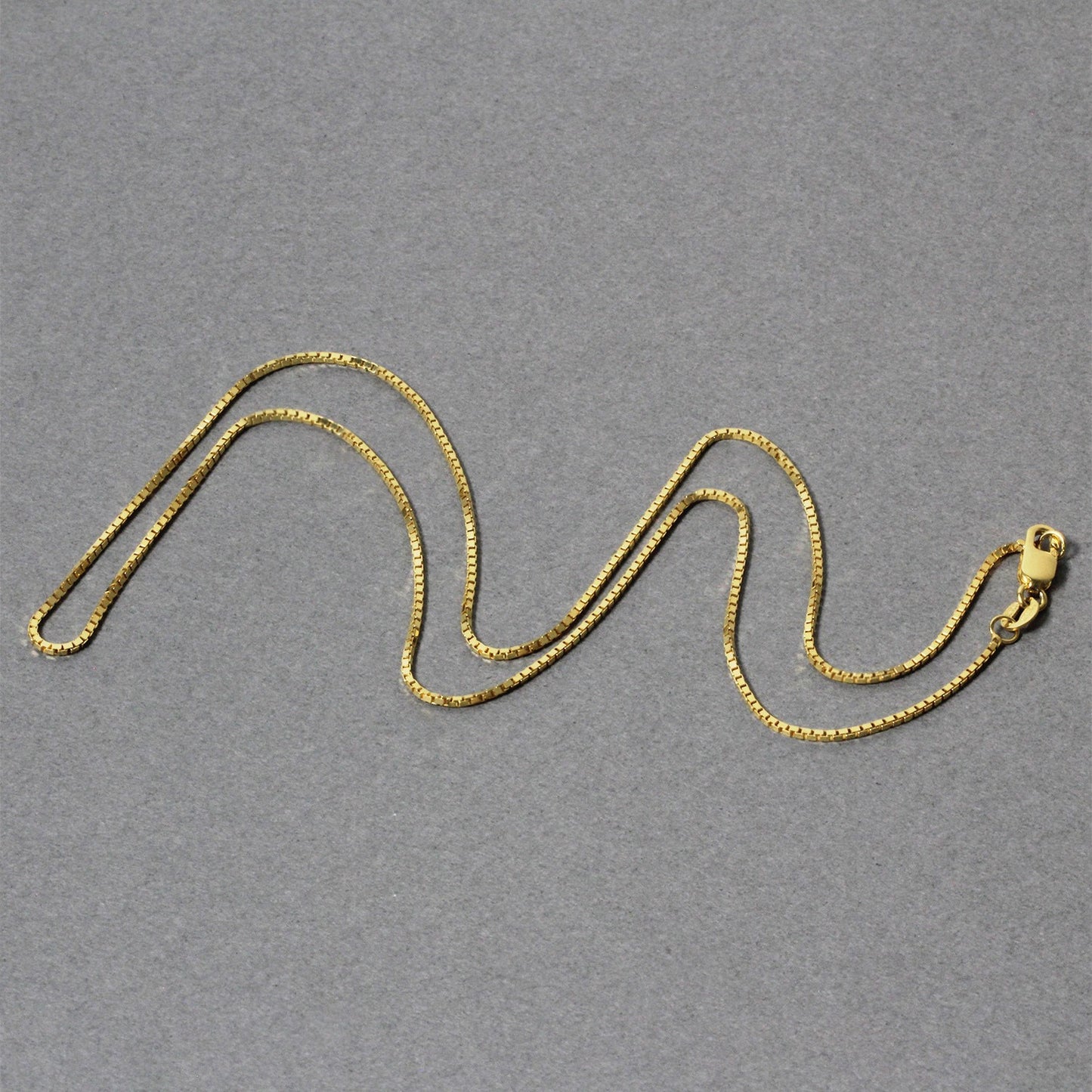 14k Yellow Gold Classic Box Chain (0.85 mm)