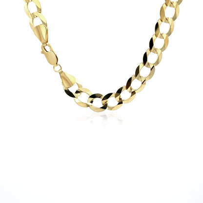 8.2mm 10k Yellow Gold Curb Chain (8.20 mm)