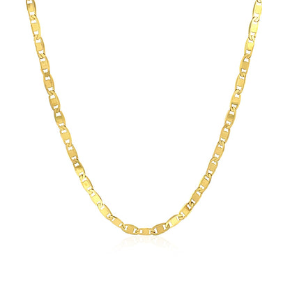 10k Yellow Gold Mariner Link Chain (2.30 mm)