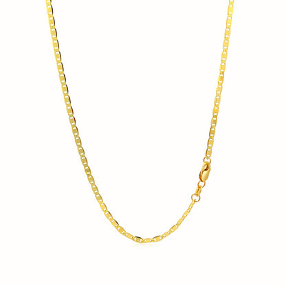 10k Yellow Gold Mariner Link Chain (2.30 mm)