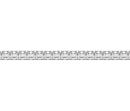 Lab Grown Round Diamond Tennis Bracelet in 14k White Gold (10 cctw F/G  VS2/SI1)