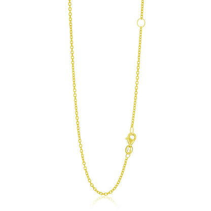 14k Yellow Gold Adjustable Cable Chain (1.50 mm)