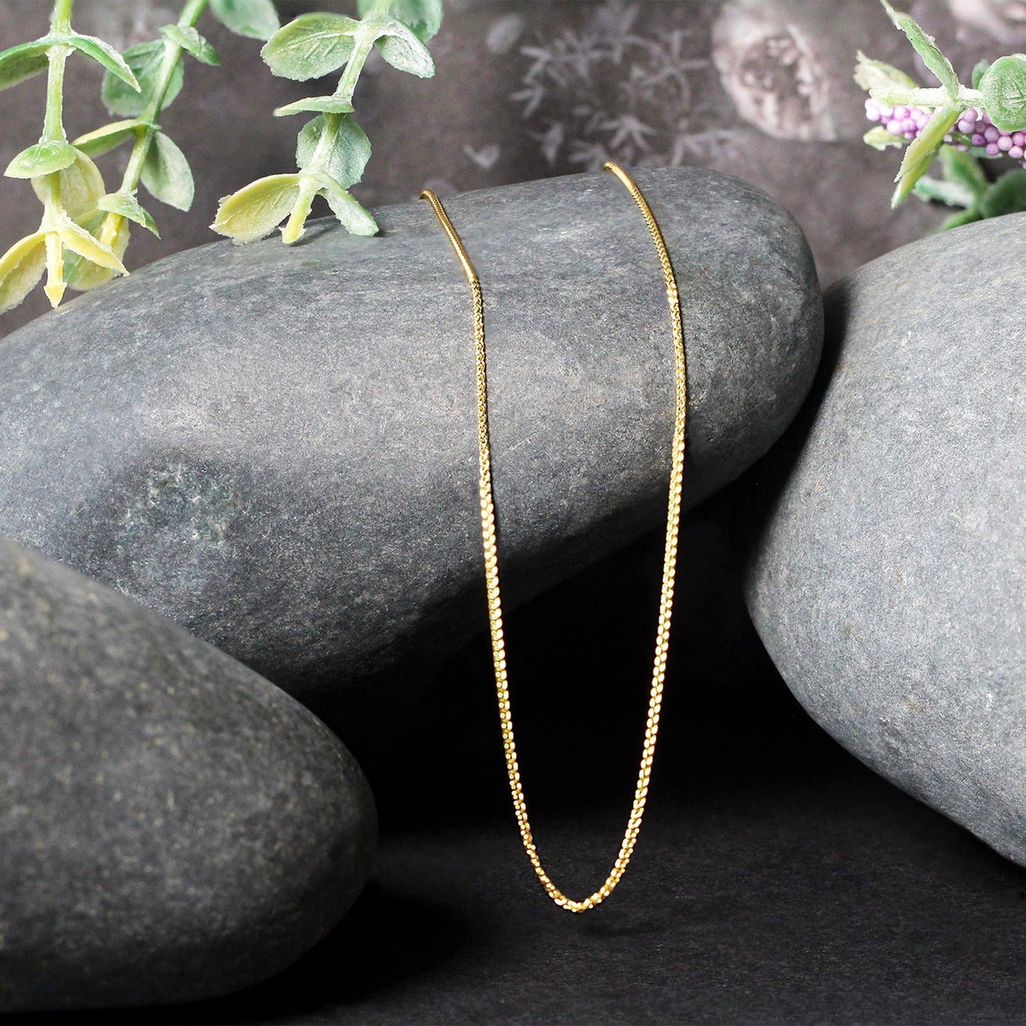 10k Yellow Gold Wheat Chain 0.6mm (0.60 mm)