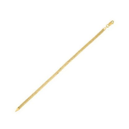 14k Yellow Gold Bismark Bracelet (3.50 mm)