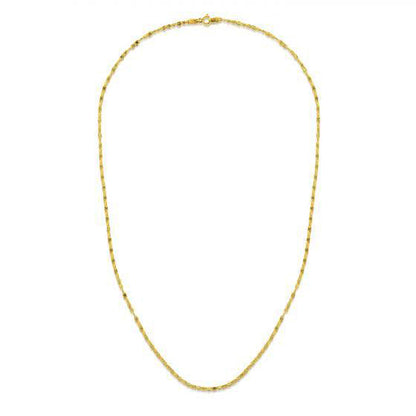 14k Yellow Gold Sparkle Valentino Chain (1.70 mm)