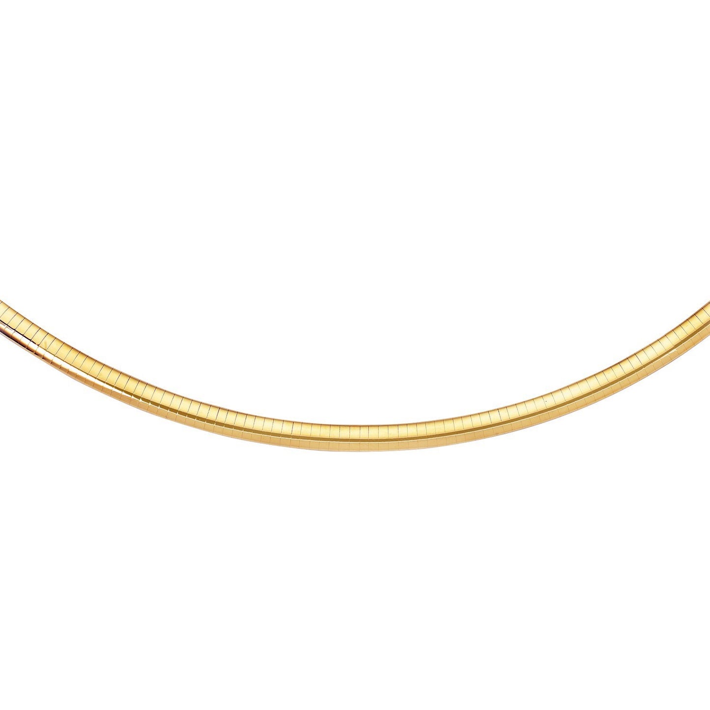 14k Yellow Gold Classic Omega Bracelet (6.00 mm)