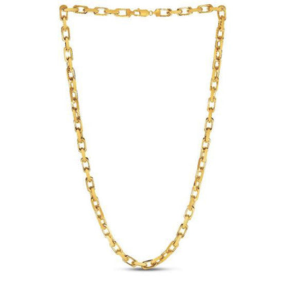 14k Yellow Gold French Cable Link Chain (6.1 mm)