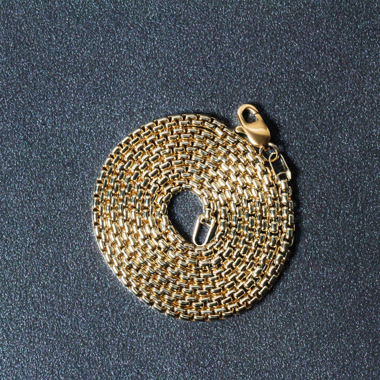 14k Yellow Gold Solid Round Box Chain (2.5 mm)