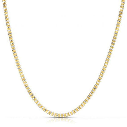 Ice Barrel Chain in 14k Yellow Gold (3.14 mm)