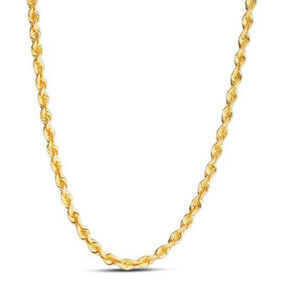 14k Yellow Gold Light Rope Chain (4.30 mm)