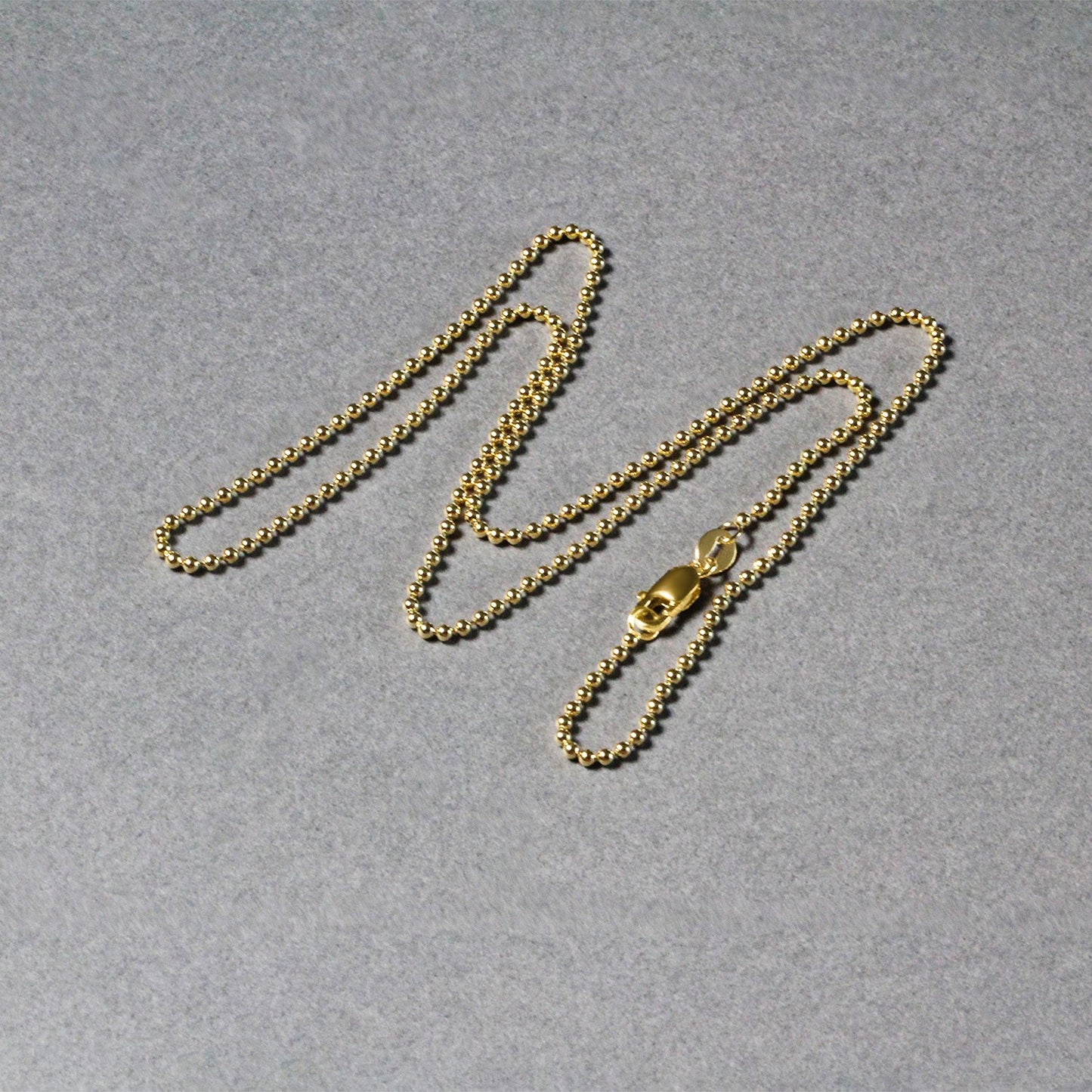 14k Yellow Gold Bead Chain 1.5mm (1.50 mm)