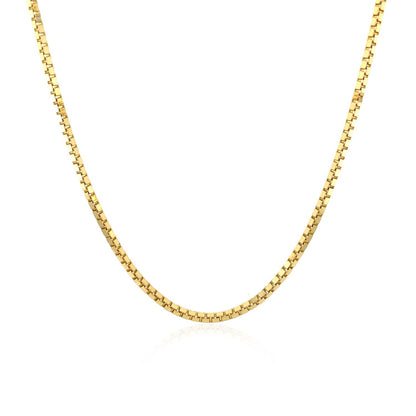 10k Yellow Gold Classic Box Chain (1.40 mm)